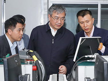 Lu Yi, Secretary of the Foshan Municipal Party Committee, visited PowerTECH to launch the “Warm Spring Action”